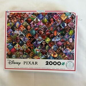 Disney Pixar 2000-Piece Jigsaw puzzle BAG OF PUZZLE PIECES NEVER OPENED NIB